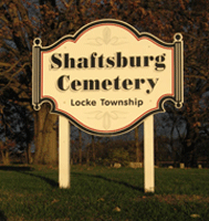 Shaftsburg Cemetery Sign
