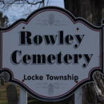 Rowley Cemetery Sign