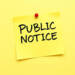 Public Notice